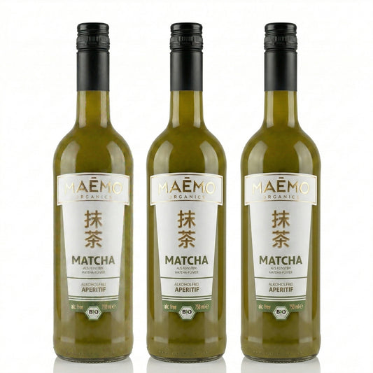 3er Set Bio Matcha Aperitif alkoholfrei